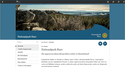 Desktop Screenshot of nationalpark-harz.de