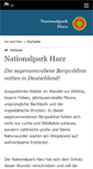 Mobile Screenshot of nationalpark-harz.de